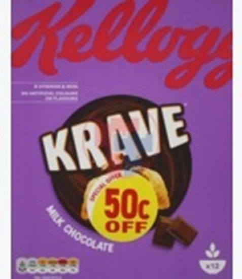 Picture of KELLOGGS KRAVE MILKCHOC 500FF